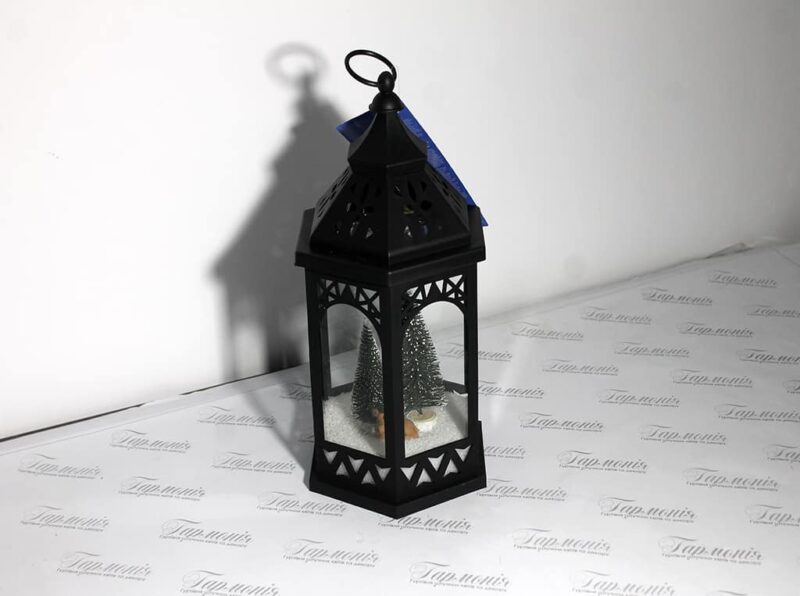 Лампа LED  ялинки чорна