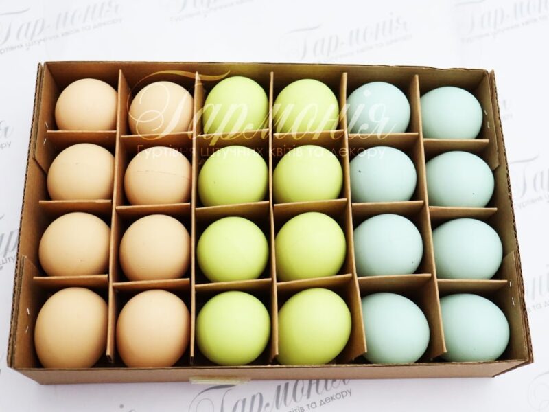 Яйця пасхальні кольорові з діркою 218W-7104