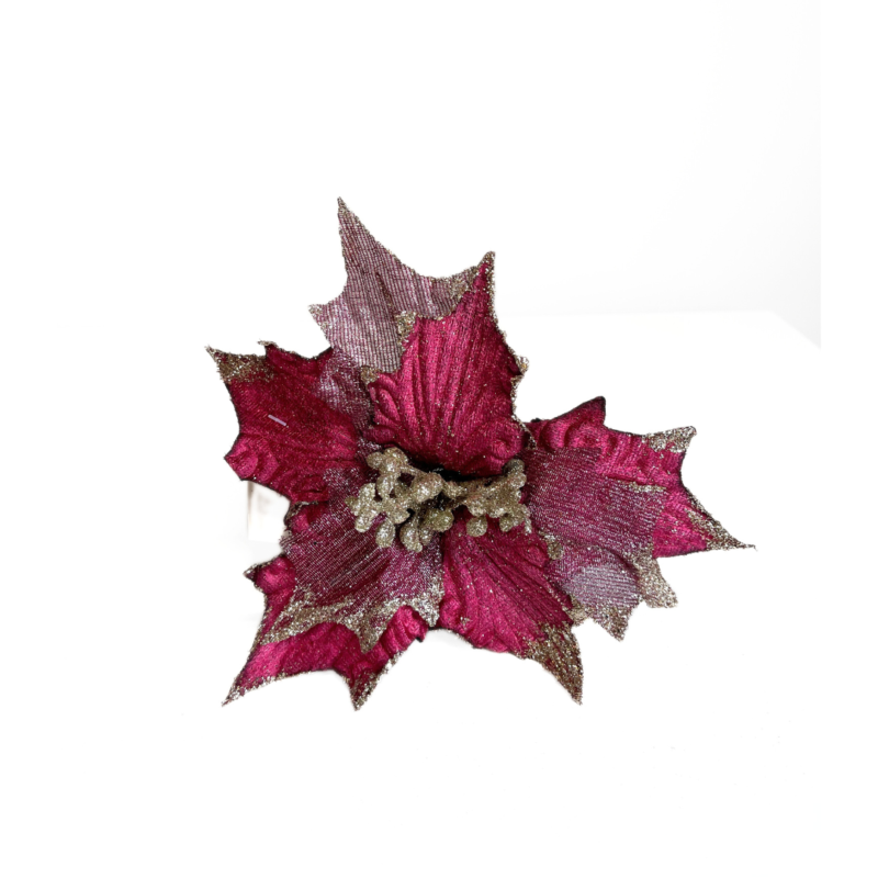 Галузка Різдвяна зірка Пуансетія, CV09245