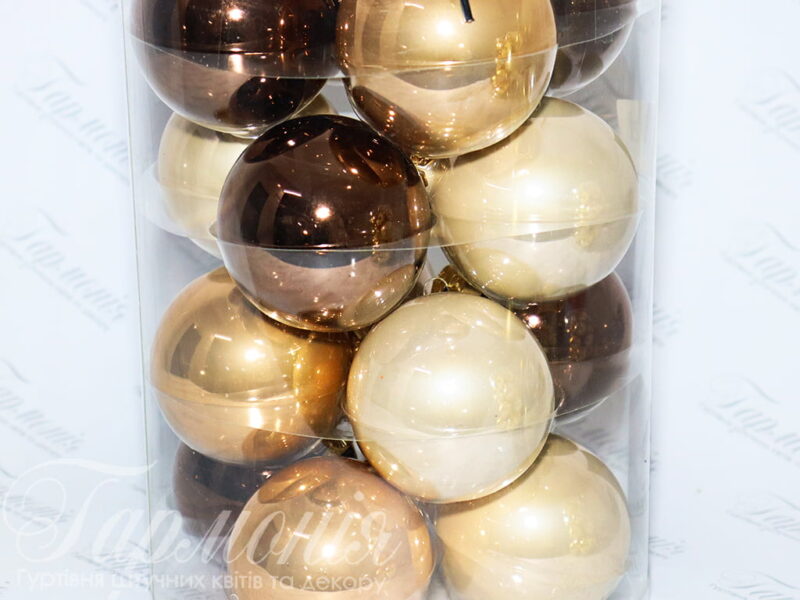 Кульки в тубі скляні 140791/140797