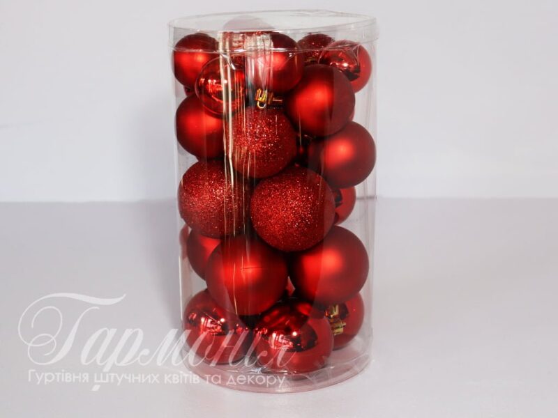 Кульки пластикові в тубі 30 шт 022902/903/919