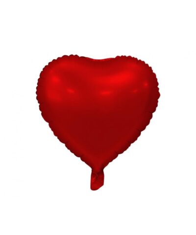 Надувна кулька, серце, матова, 45.7 см