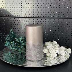 Свічка "бронза" циліндр, 150х70мм