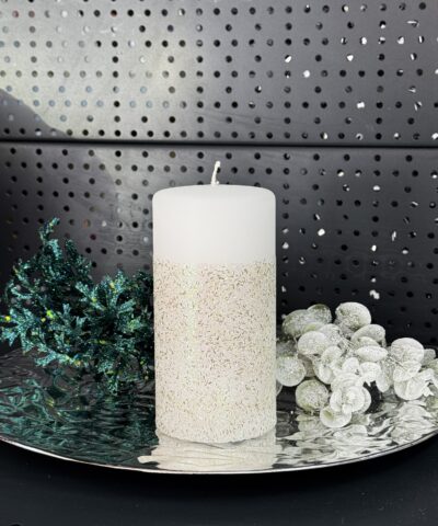 Свічка "біла" циліндр, 150х70мм