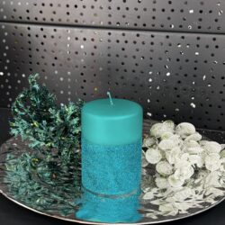 Свічка "тіфані-матова" циліндр, 100х70мм