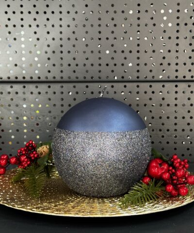 Свічка "синя" куля, 90мм