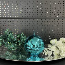 Свічка "металік-тіфані" куля, 90мм