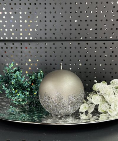 Свічка "золота" куля, 90мм