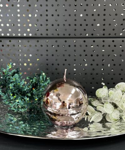 Свічка "металік-пудра" куля, 90мм